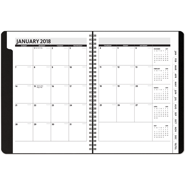 FlexPlanner - Full-Color flexible wraparound covers with rounded corners, 14-month Calendar... from ASI 91340 Journalbooks/Timeplanner Calendars