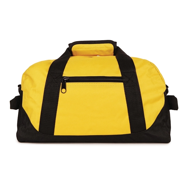 600D Polyester zippered main compartment w/ zippered front pocket, top handle,... from ASI 34800 Alstar Creations