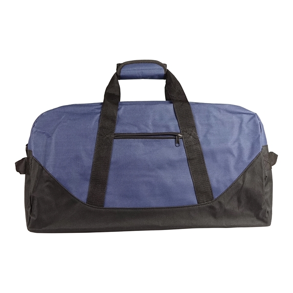 600D polyester duffle bag with zippered pockets with top and side... from ASI 34800 Alstar Creations