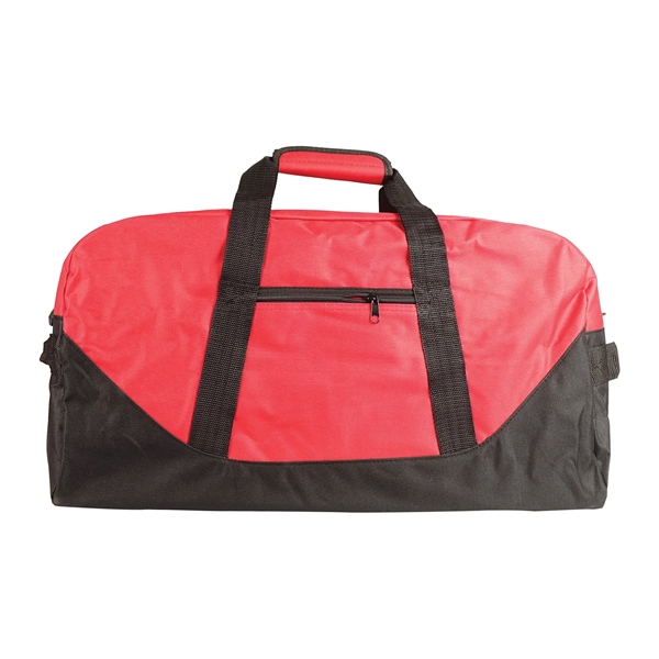 600D polyester duffle bag with zippered pockets with top and side... from ASI 34800 Alstar Creations