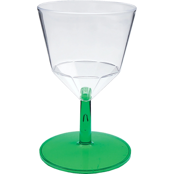 2 oz. Clear Plastic Stemmed Wine Taster/Sampler, USA made of rugged... from ASI 61952 Howw Mfg Co Inc / Howw USA
