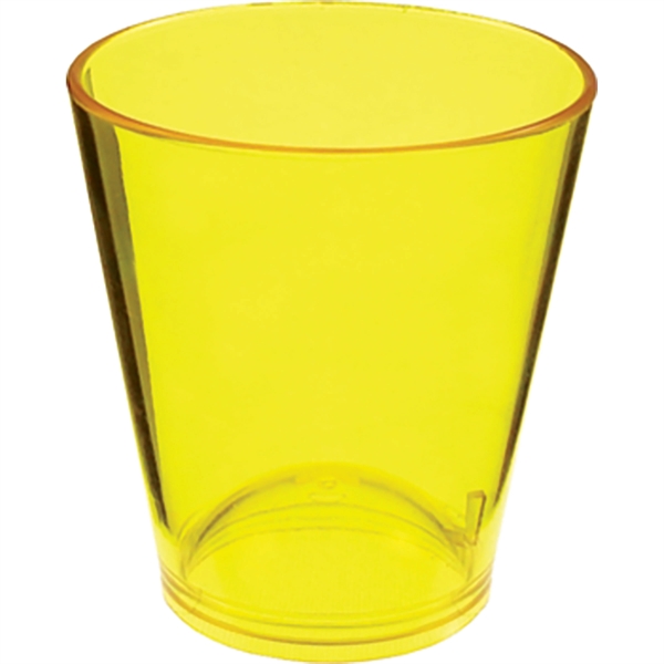 1.5 oz. Colored Plastic Shot Glass, USA made of rugged Styrene... from ASI 61952 Howw Mfg Co Inc / Howw USA