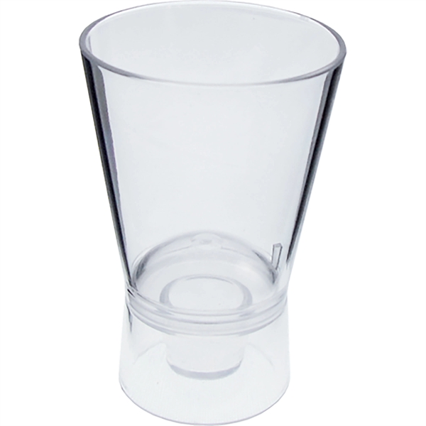 1.5 oz. Clear Plastic Bottle Top Shot Glass, fits in top... from ASI 61952 Howw Mfg Co Inc / Howw USA