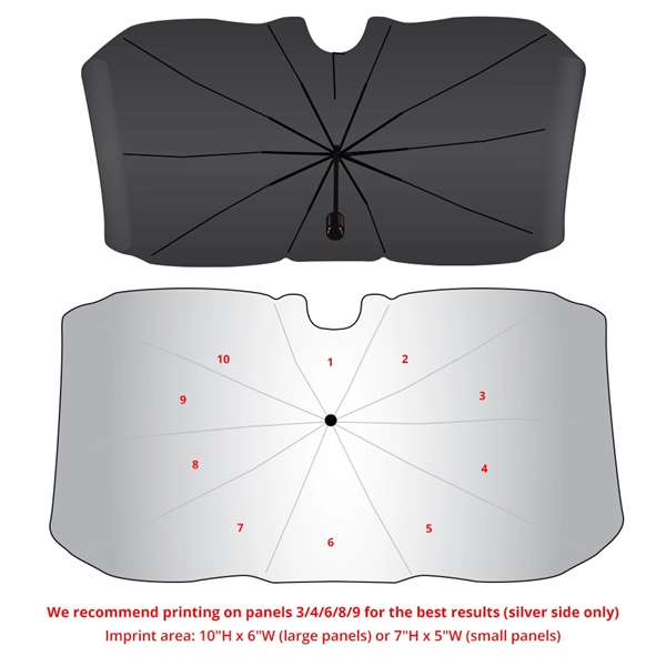 Beat the heat with this UV-coated car dashboard umbrella! Includes a... from ASI 89955 StrombergBrand / Stromberg