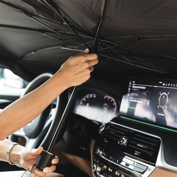 Beat the heat with this UV-coated car dashboard umbrella! Includes a... from ASI 89955 StrombergBrand / Stromberg