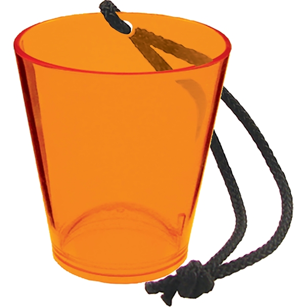 1.5 oz. Colored Plastic Bottle Hanging Shot Glass, USA made of... from ASI 61952 Howw Mfg Co Inc / Howw USA