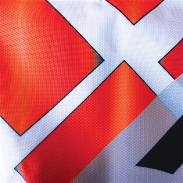 Custom digitally printed polyester avenue banner. 60"H x 29"W... from ASI 80228 Quinn