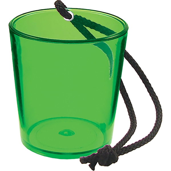 2 oz. Colored Plastic Bottle Hanging Shot Glass, USA made of... from ASI 61952 Howw Mfg Co Inc / Howw USA