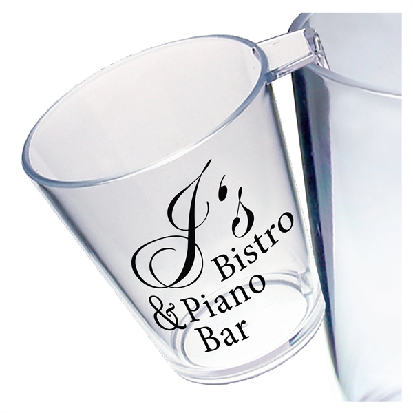 1.5 oz. Clear Plastic Hook Shot Glass, USA made of rugged... from ASI 61952 Howw Mfg Co Inc / Howw USA