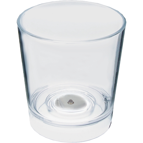 6 oz. Single Light Rocks Glass. USA Made of clear Styrene... from ASI 61952 Howw Mfg Co Inc / Howw USA