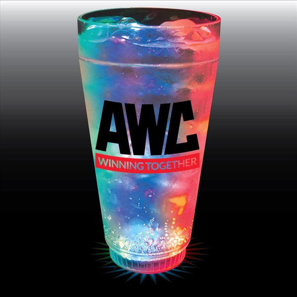 Light-Up Tumbler,  3 Light colors & 6 lighting effects USA... from ASI 61952 Howw Mfg Co Inc / Howw USA