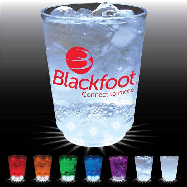 Light-Up Plastic Tumbler. 5 Lights & 3 lighting effects USA made... from ASI 61952 Howw Mfg Co Inc / Howw USA