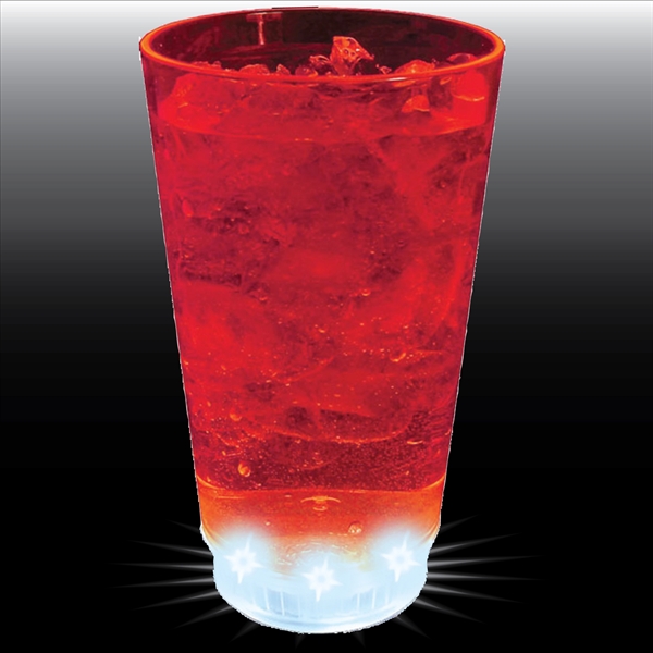 16 oz. Light-Up Plastic Pint Tumbler. 5 Lights & 3 lighting... from ASI 61952 Howw Mfg Co Inc / Howw USA