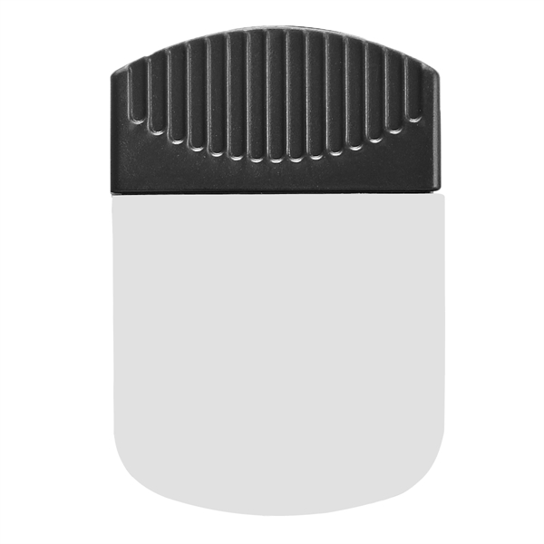 Wide Rectangle Clip.  Spring-Loaded Hinge.  Magnet on Back Side.... from ASI 61125 Hit Promotional Products / Hit®