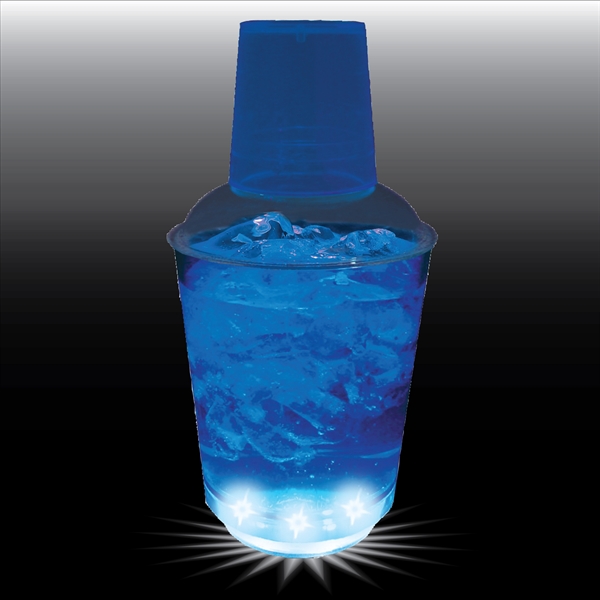 12 oz. Light-Up Plastic Cocktail Shaker. 5 Lights & 3 lighting... from ASI 61952 Howw Mfg Co Inc / Howw USA