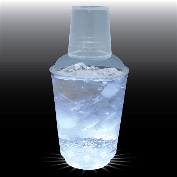 12 oz. Light-Up Plastic Cocktail Shaker. 5 Lights & 3 lighting... from ASI 61952 Howw Mfg Co Inc / Howw USA