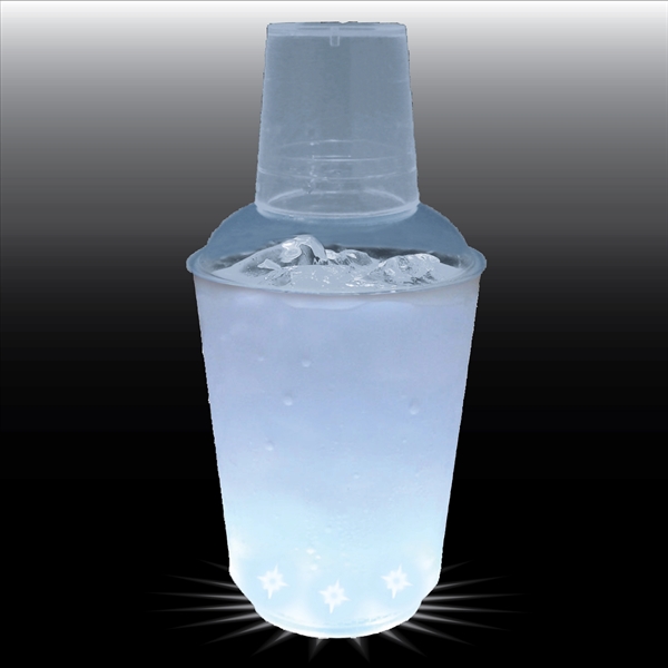 12 oz. Light-Up Plastic Cocktail Shaker. 5 Lights & 3 lighting... from ASI 61952 Howw Mfg Co Inc / Howw USA