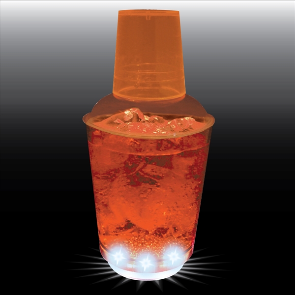 12 oz. Light-Up Plastic Cocktail Shaker. 5 Lights & 3 lighting... from ASI 61952 Howw Mfg Co Inc / Howw USA
