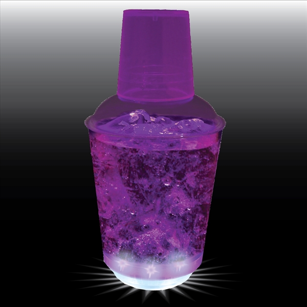 12 oz. Light-Up Plastic Cocktail Shaker. 5 Lights & 3 lighting... from ASI 61952 Howw Mfg Co Inc / Howw USA