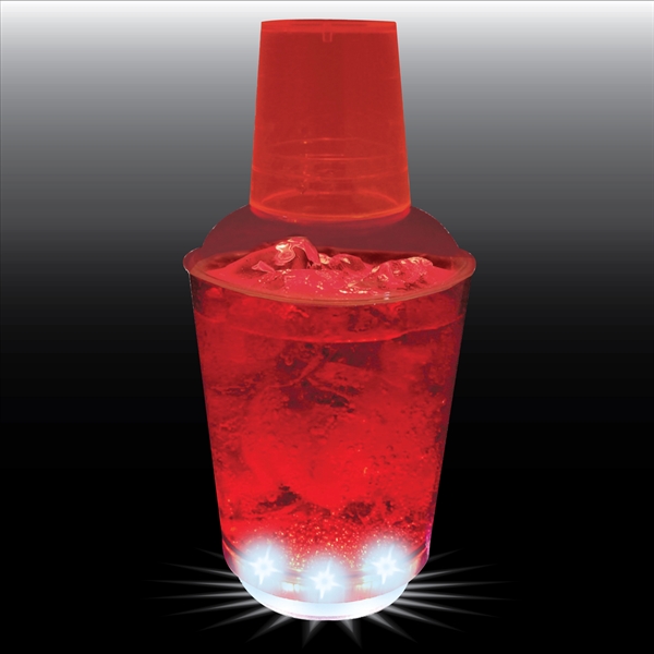12 oz. Light-Up Plastic Cocktail Shaker. 5 Lights & 3 lighting... from ASI 61952 Howw Mfg Co Inc / Howw USA