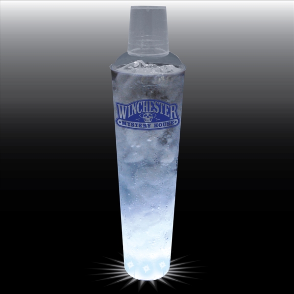 32 oz. Styrene Plastic Cocktail Shaker with 5 LED lights and... from ASI 61952 Howw Mfg Co Inc / Howw USA
