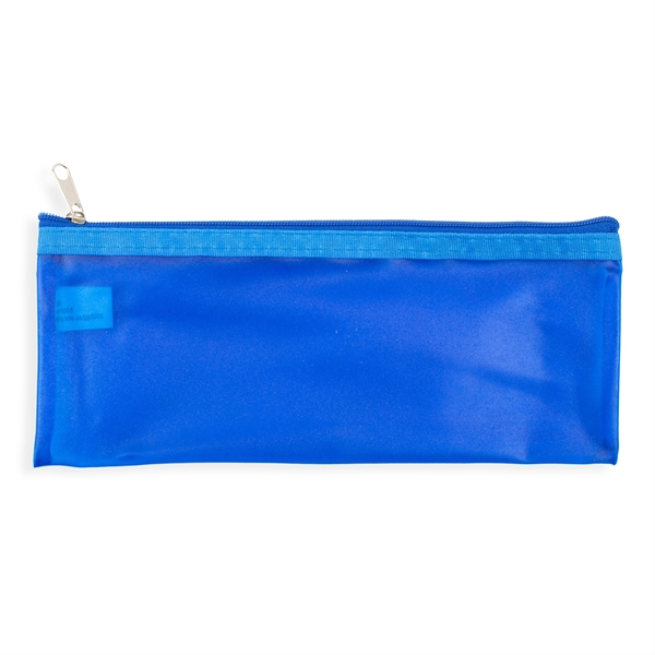 3.5"H x 8.25"W Pencil pouch with zipper closure and CPSIA compliant.... from ASI 54040 Fey Promo / Fey Binders and Organization Solutions