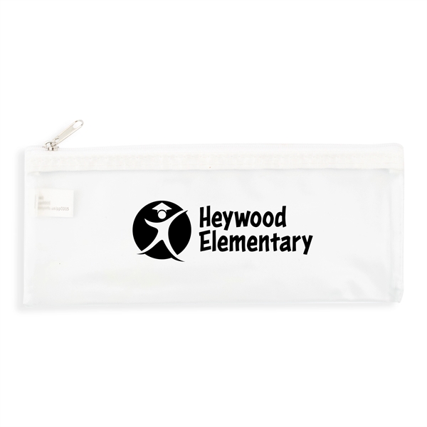 3.5"H x 8.25"W Pencil pouch with zipper closure and CPSIA compliant.... from ASI 54040 Fey Promo / Fey Binders and Organization Solutions