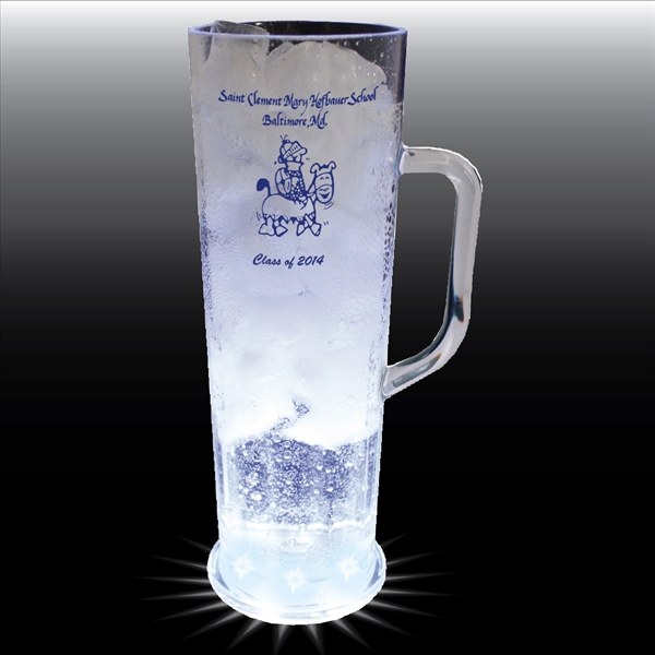 22 oz. Light-Up Plastic Frankfurt Mug W/5 Lights & 3 lighting... from ASI 61952 Howw Mfg Co Inc / Howw USA