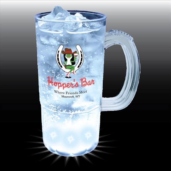 22 oz. Light-Up Plastic Mug W/5 Lights & 3 lighting effects,... from ASI 61952 Howw Mfg Co Inc / Howw USA