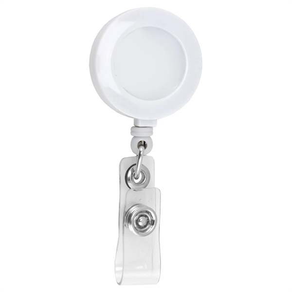Round 1.25" badge reel with 30" retractable cord.... from ASI 62660 Innovation Line