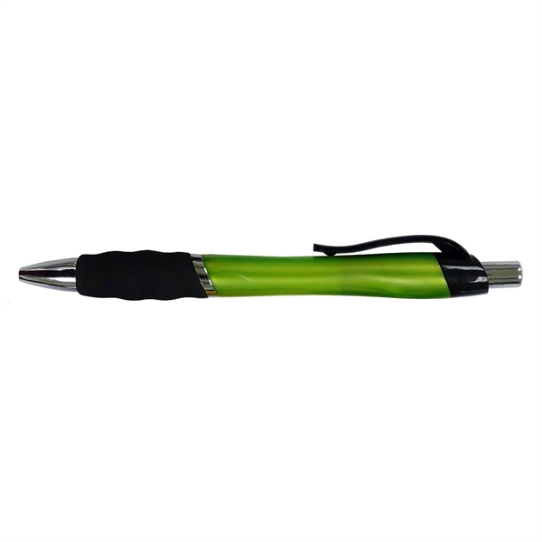 Retractable ballpoint pen. Made of plastic. Black ink.... from ASI 99030 Zipline / MainStream Promotions™