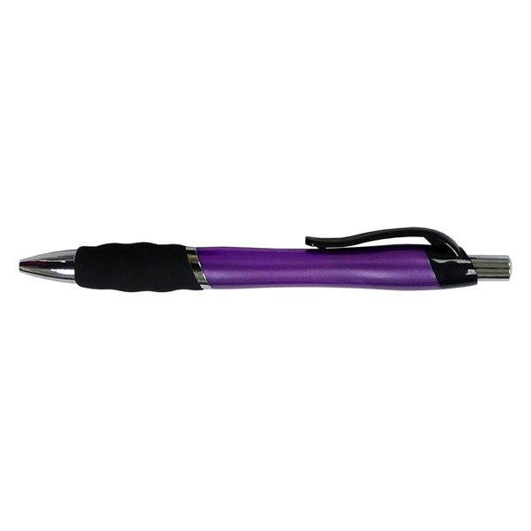 Retractable ballpoint pen. Made of plastic. Black ink.... from ASI 99030 Zipline / MainStream Promotions™