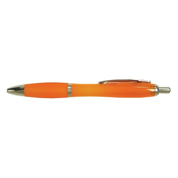 Lena plastic pen with black ink and slim refill.... from ASI 99030 Zipline / MainStream Promotions™