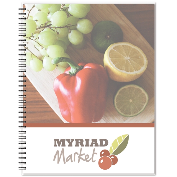 8.5" x 11" vertical monthly planner with translucent poly front cover,... from ASI 91340 Journalbooks/Timeplanner Calendars