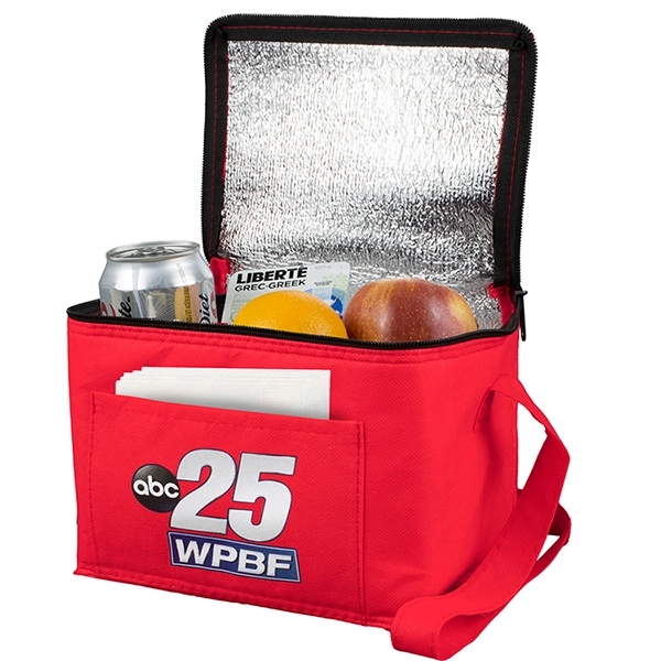 8" x 6" x 6" 80GSM non-woven polypropylene insulated lunch cooler... from ASI 62660 Innovation Line
