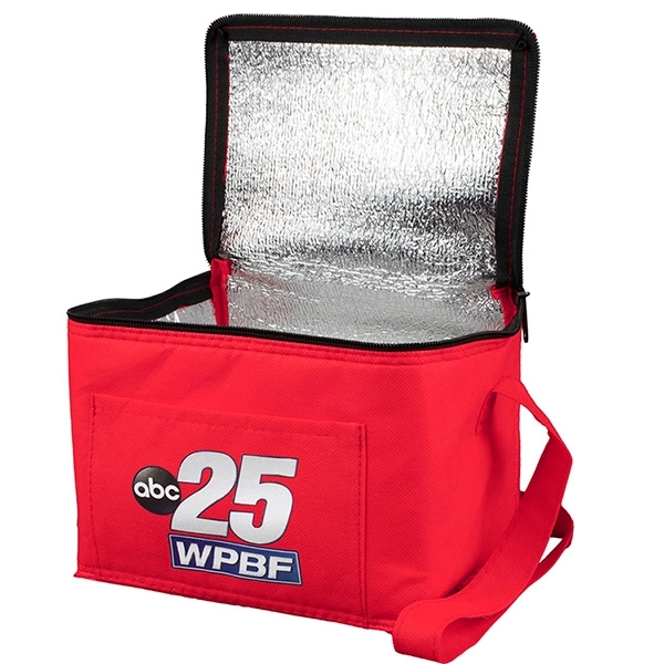 8" x 6" x 6" 80GSM non-woven polypropylene insulated lunch cooler... from ASI 62660 Innovation Line
