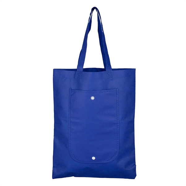 13" x 17" 80GSM non-woven polypropylene folding tote bag with 18"... from ASI 62660 Innovation Line