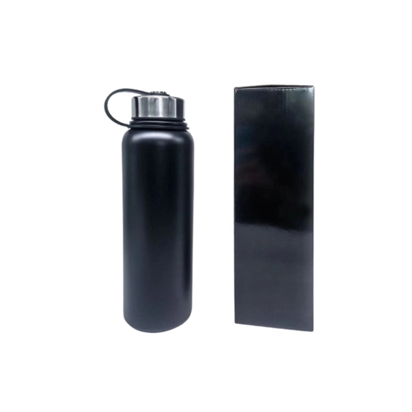 40 oz. stainless steel vacuum bottle with free 1 color silkscreen... from ASI 37218 Athena Promo (tm)