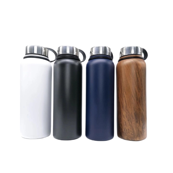 40 oz. stainless steel vacuum bottle with free 1 color silkscreen... from ASI 37218 Athena Promo (tm)