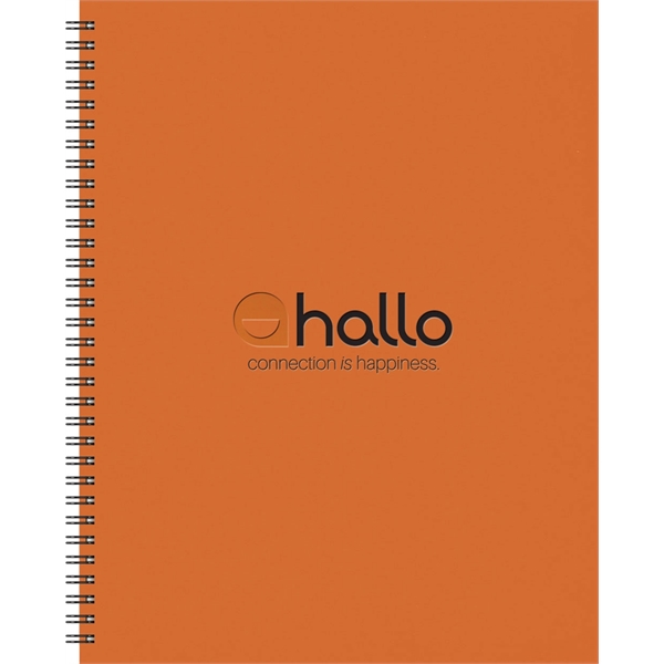 Vertical monthly planner with foil or deboss imprint that measures 8.5"... from ASI 91340 Journalbooks/Timeplanner Calendars