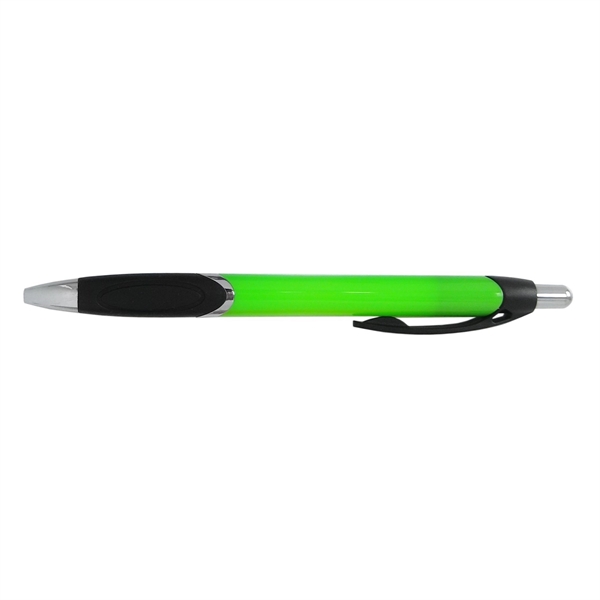 Retractable ballpoint pen. Made of plastic. Black ink.... from ASI 99030 Zipline / MainStream Promotions™