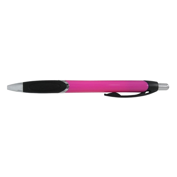 Retractable ballpoint pen. Made of plastic. Black ink.... from ASI 99030 Zipline / MainStream Promotions™