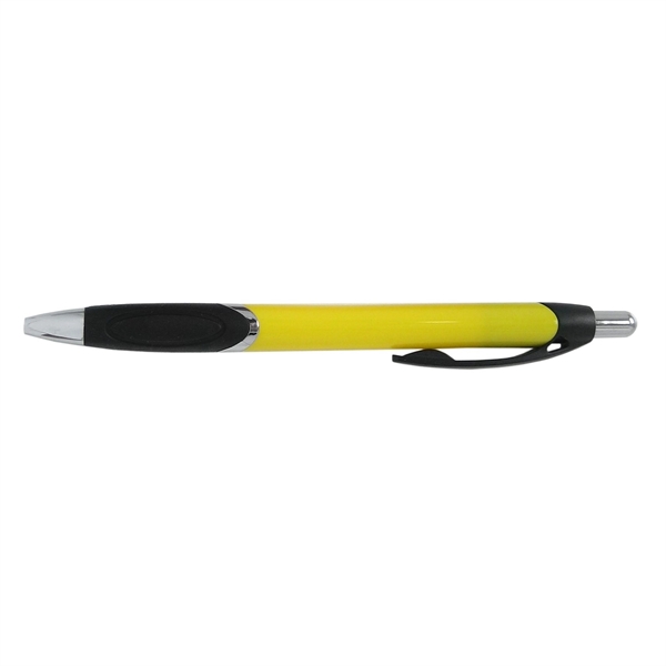 Retractable ballpoint pen. Made of plastic. Black ink.... from ASI 99030 Zipline / MainStream Promotions™