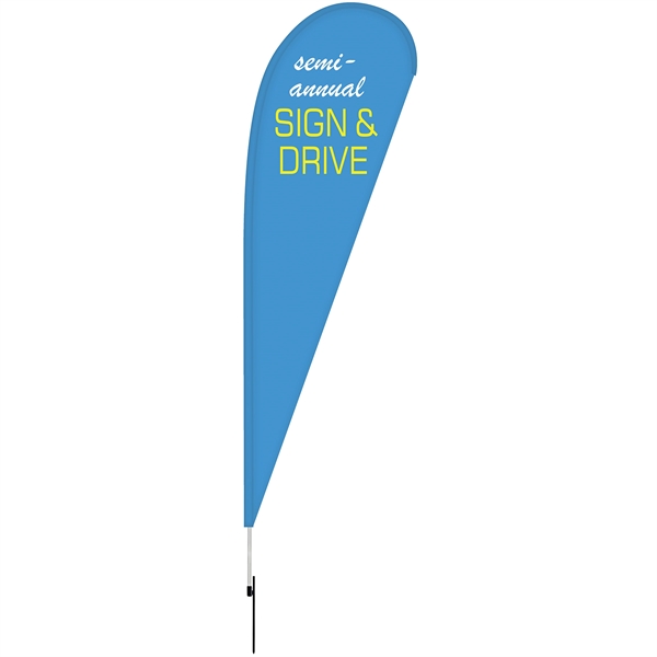 10' Double Sided Teardrop Banner w/ Premium Hardware & Spike. ACTUAL... from ASI 80228 Quinn