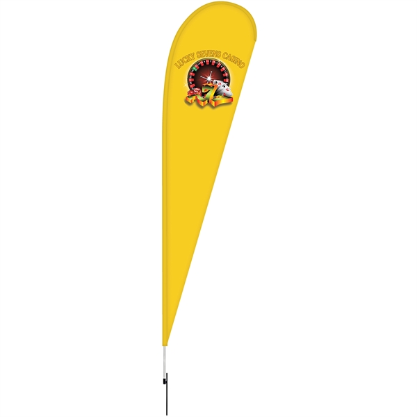 12' Double Sided Teardrop Banner w/ Premium Hardware & Spike. ACTUAL... from ASI 80228 Quinn