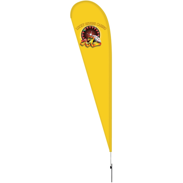 12' Double Sided Teardrop Banner w/ Premium Hardware & Spike. ACTUAL... from ASI 80228 Quinn
