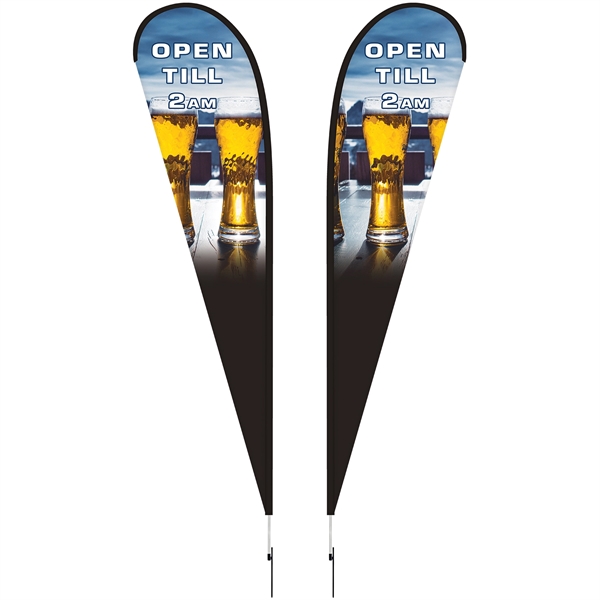 15' Double Sided Teardrop Banner w/ Premium Hardware & Spike. ACTUAL... from ASI 80228 Quinn