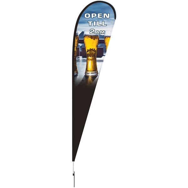 15' Double Sided Teardrop Banner w/ Premium Hardware & Spike. ACTUAL... from ASI 80228 Quinn