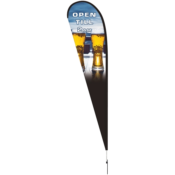 15' Double Sided Teardrop Banner w/ Premium Hardware & Spike. ACTUAL... from ASI 80228 Quinn