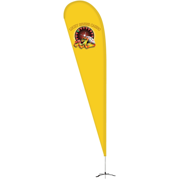 12' Double Sided Teardrop Banner w/ Premium Hardware & Cross Base.... from ASI 80228 Quinn
